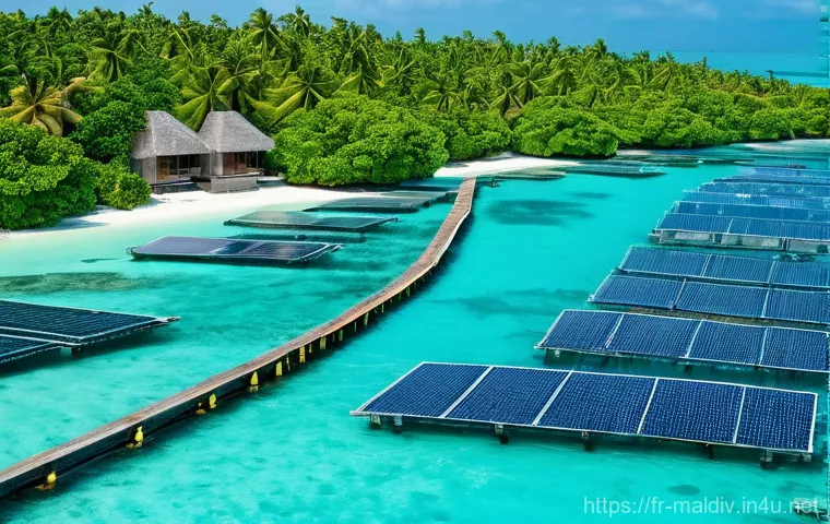 몰디브 역사적 배경 - **Prompt 2: Bustling Maldivian Trade Hub**
    "A vibrant and bustling scene of a Maldivian harbor d...